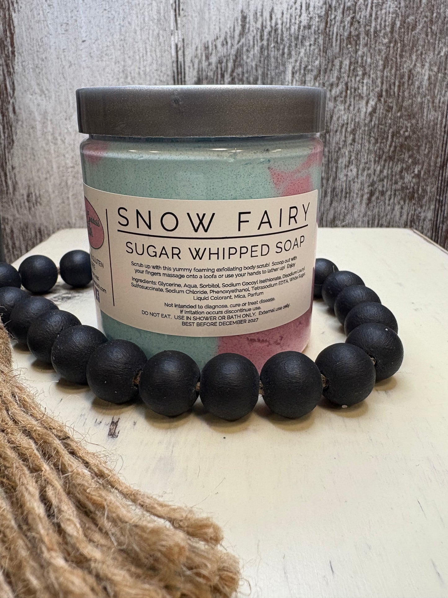 Snow Fairy Sugar Whipped Soap Scrub