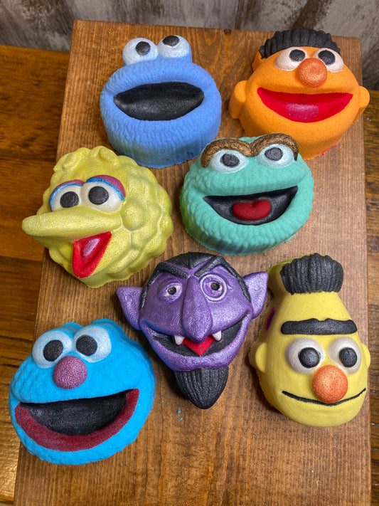 Sesame Character Bath Bombs (preorder)