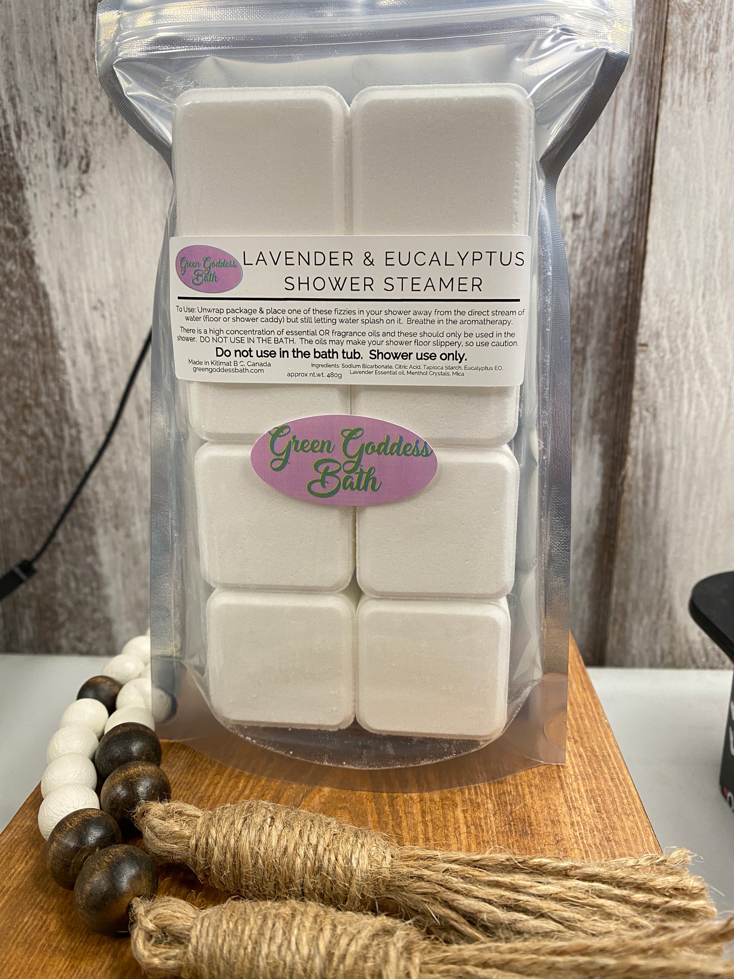 Lavender & Eucalyptus Shower Steamers 8 Pack