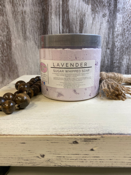 Lavender Sugar Whipped Soap Scrub