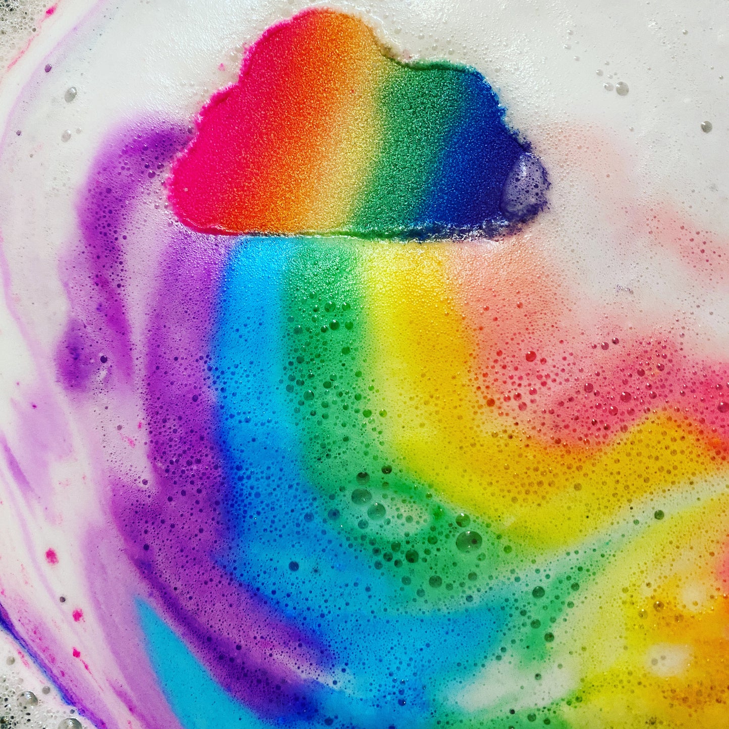 Rainbow Cloud Bath Bomb