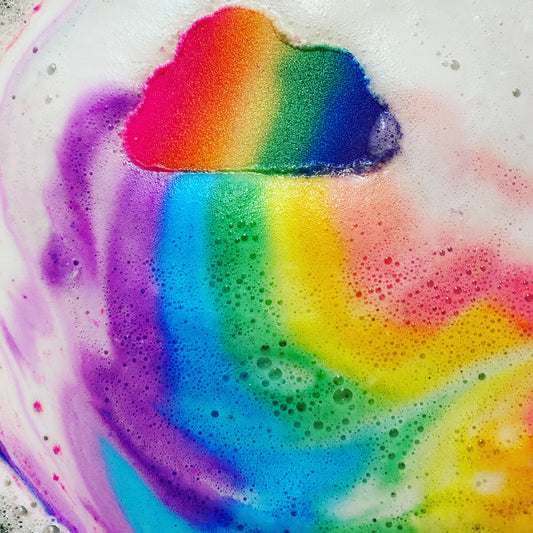 Rainbow Cloud Bath Bomb