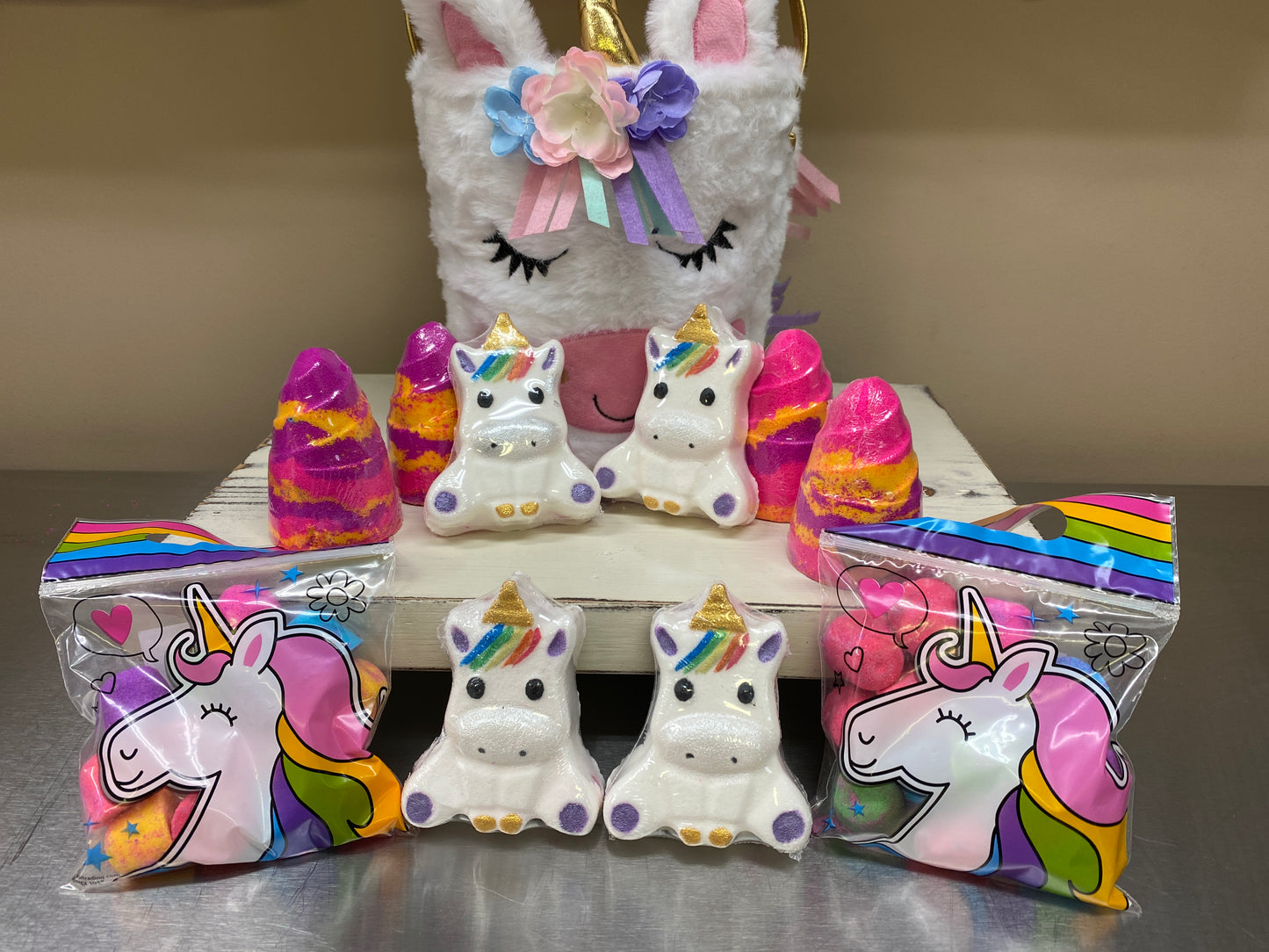 Unicorn Gift Basket - Bath Bomb Set (PREORDER)